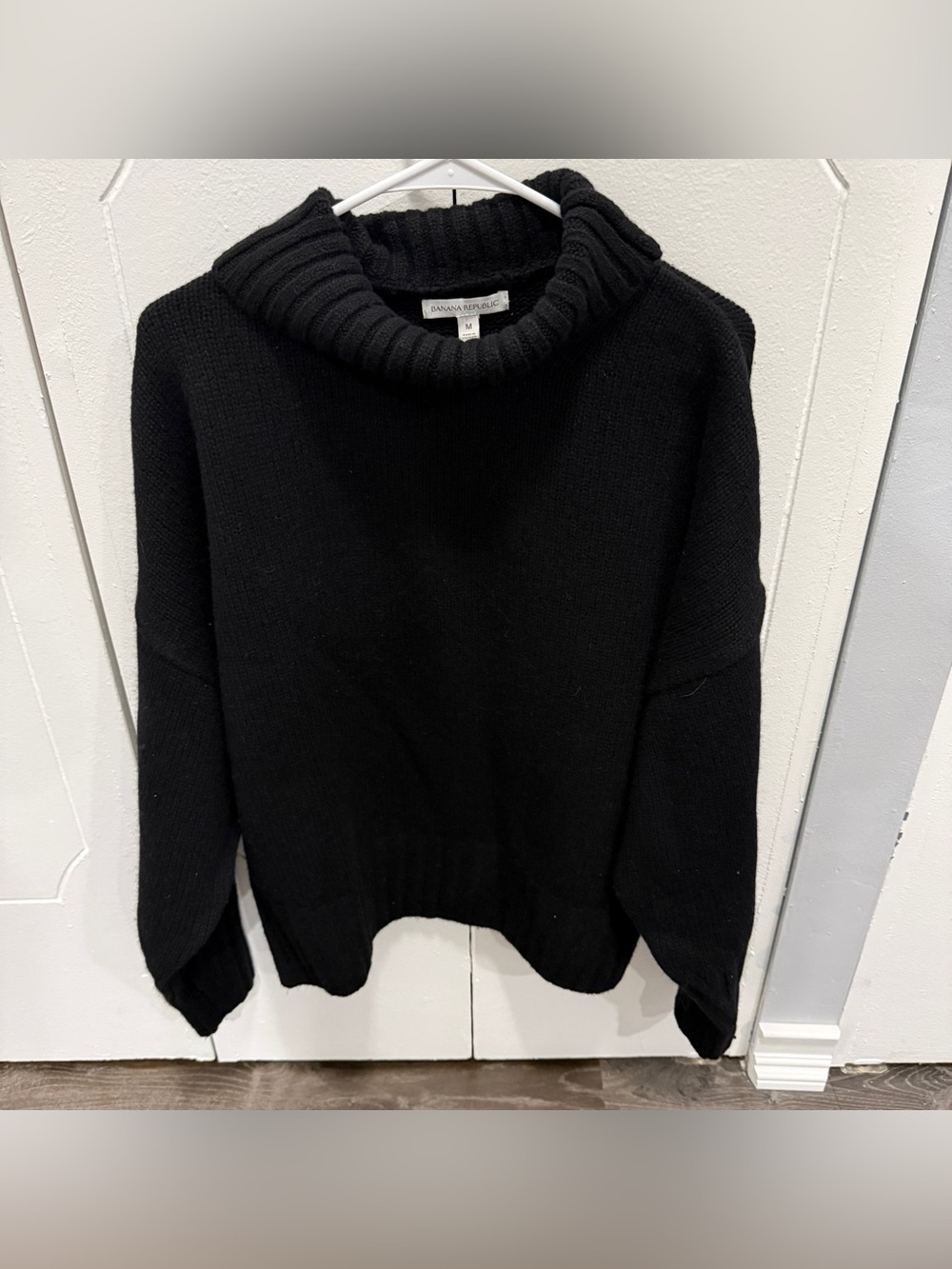 NWT Banana Republic Black Wool Sweater
